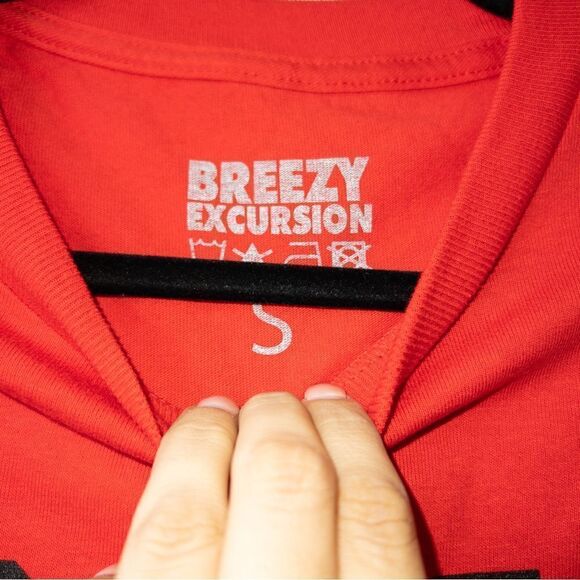 NIBĀ Best x Breezy Excursion Red Money Power DisrespectāT-Shirt Size Smallā - Picture 3 of 3